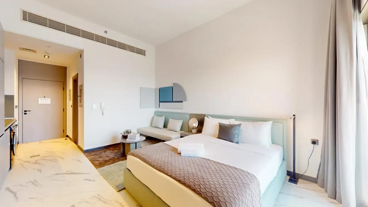 Mag Eye 910 - Peaceful Studio Apartment In Meydan Dubai 0*,