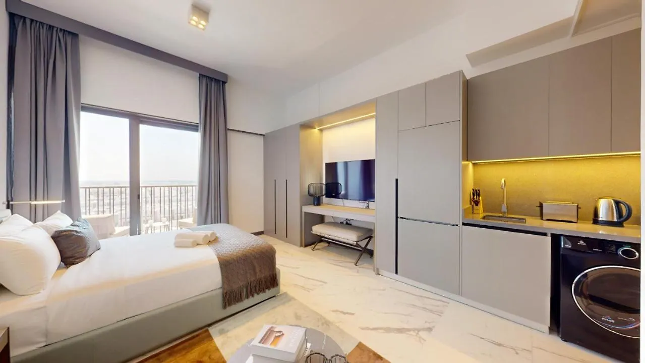 Mag Eye 910 - Peaceful Studio Apartment In Meydan Dubai