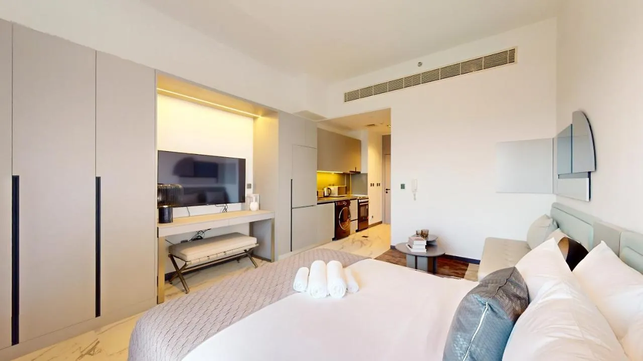 Mag Eye 910 - Peaceful Studio Apartment In Meydan Dubai